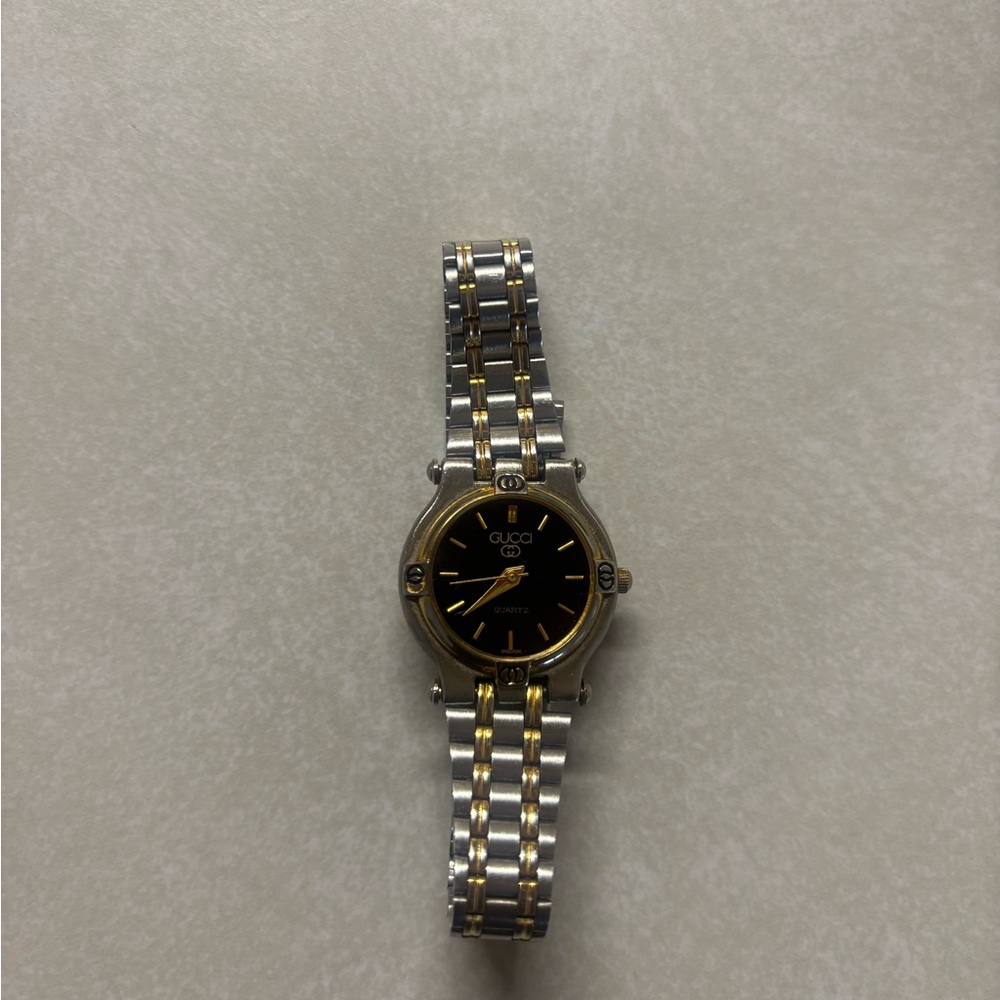 Gucci Two-Tone Gold and Silver Timepiece